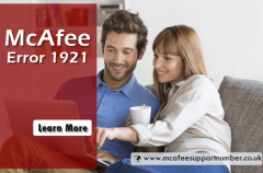 McAfee Error 1921 | Mcafee Support Number UK