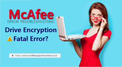 How to fix McAfee drive encryption fatal error?