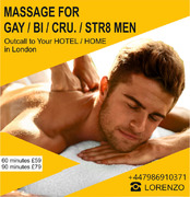 MASSAGE - MALE FOR MALE (gay/bi/srt8) – VISITING MASSAGE TO HOTEL /HOME in London, UK