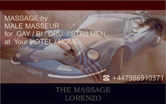 ★Full body MASSAGE ★For MEN at Your HOTEL-HOME London
