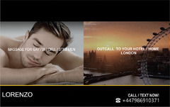 M4M MASSAGE at HOTEL/ HOME LONDON – FOR MEN BY MALE MASSEUR – LORENZO) OUT CALL