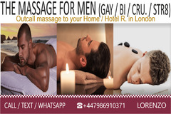 FULL BODY MASSAGE for GAY / STR8/ BI/. MEN to U`r HOTEL / HOME in London
