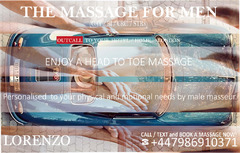 ★MASSAGE for MEN (GAY-BI-STR.) by ★MALE MASSEUR OUTCALL to Your HOTEL / HOME in London