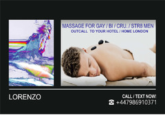 ★ MASSAGE by MALE MASSEUR FOR MEN - OUTCALL TO U`R HOME/HOTEL IN LONDON
