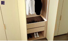 Wardrobe with Shoe Rack | Top of Wardrobe Storage | Internal Wardrobe Storage