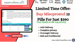 Exclusive Offer: Buy Misoprostol 12 Pills For Just $390! Order Now