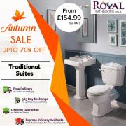 Autumn Sale up to 70% off on Traditional Suites